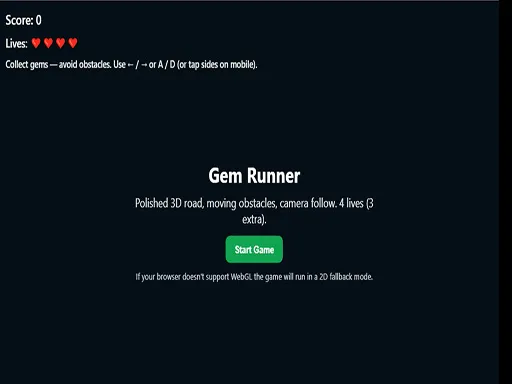 Gem Runner